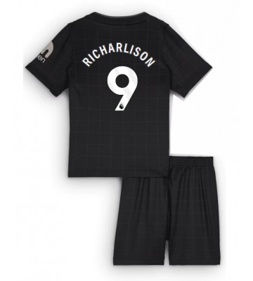 Tottenham Hotspur Richarlison #9 Replica Away Stadium Kit for Kids 2025-26 Short Sleeve (+ pants)